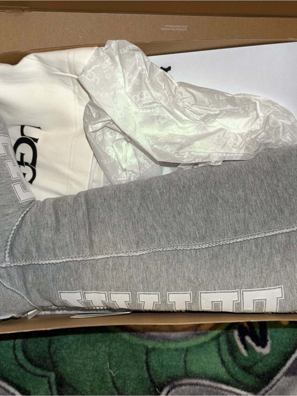 UGG Over-the-Knee Boots in Gray and White